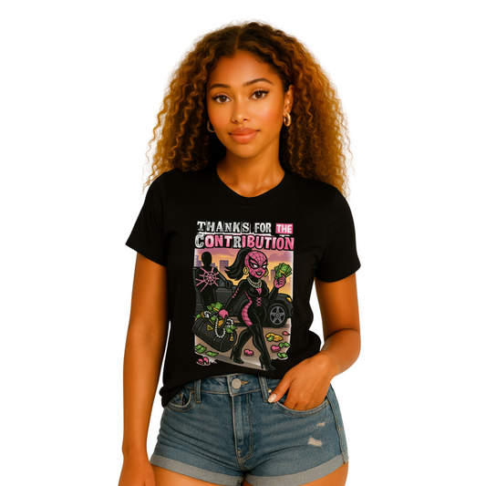 Thanks for the Contribution – Villain Era Graphic Tee