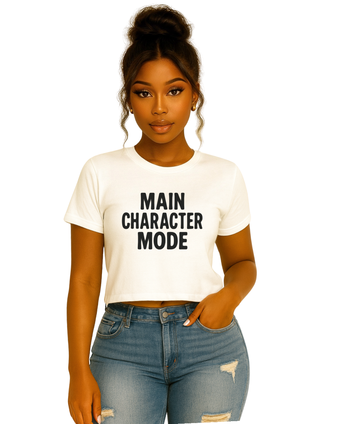 Main Character Mode Crop Tee