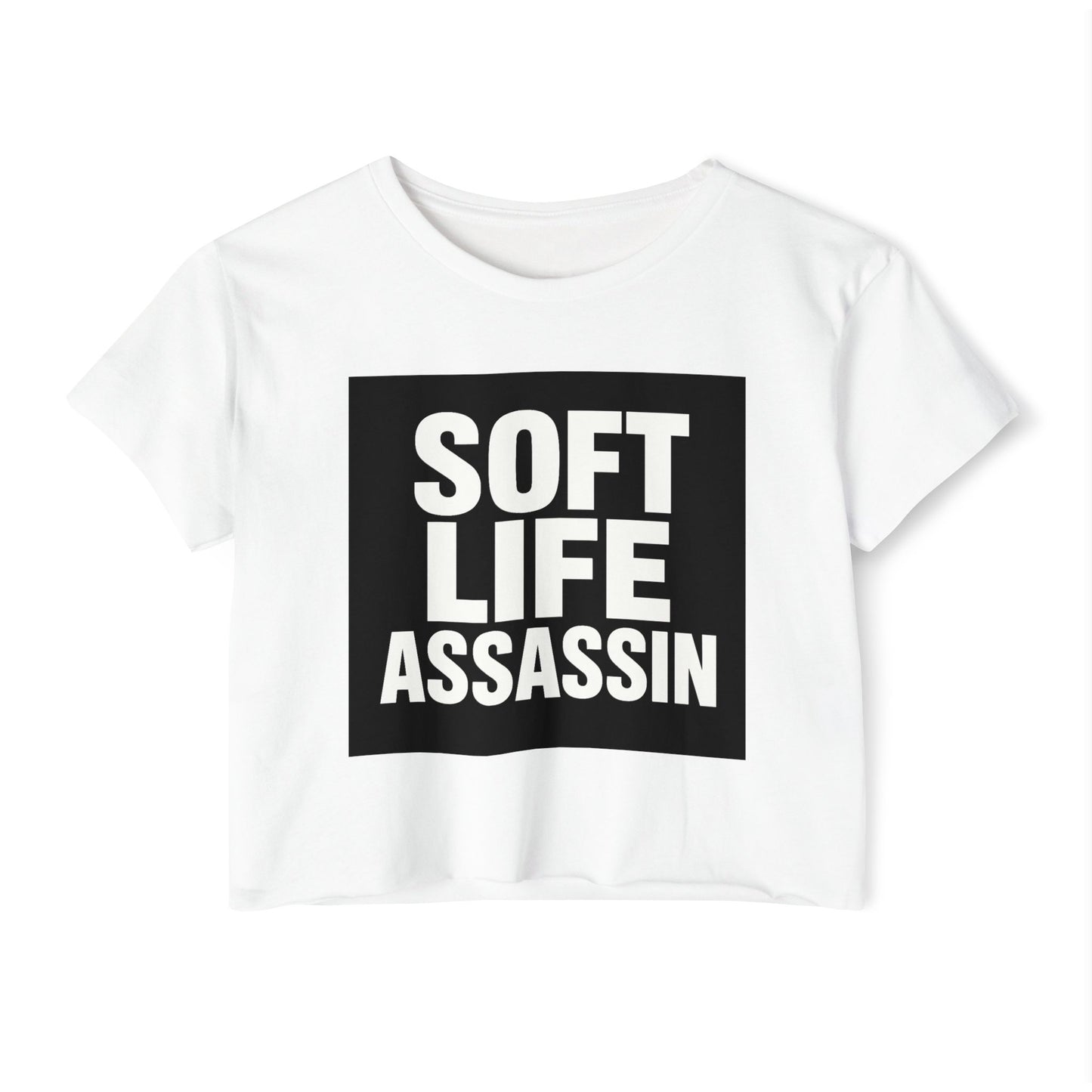 Soft Life Assassin Crop Tee