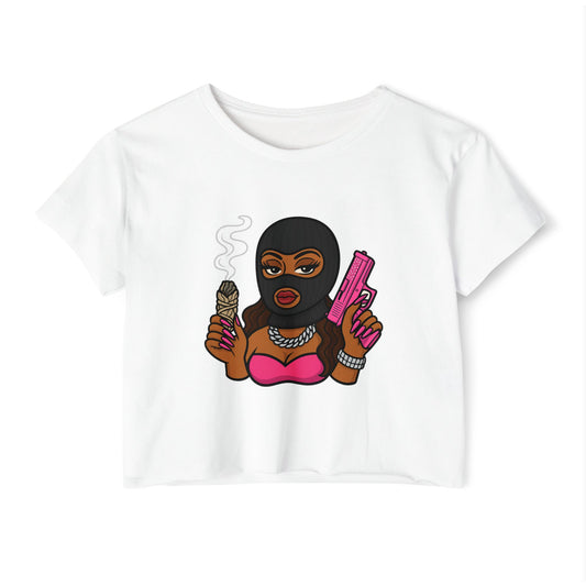 Pretty in Pink and Petty Crop Top