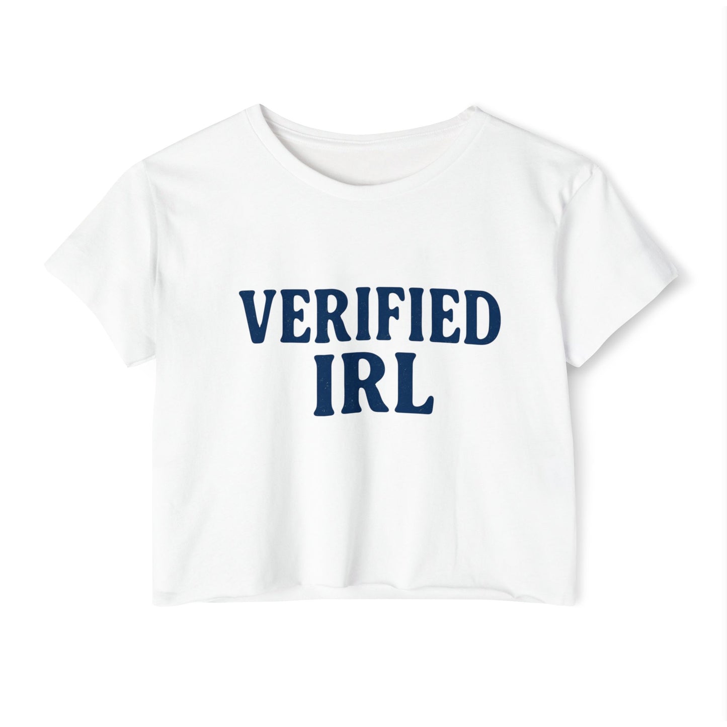 Verified IRL Crop tee