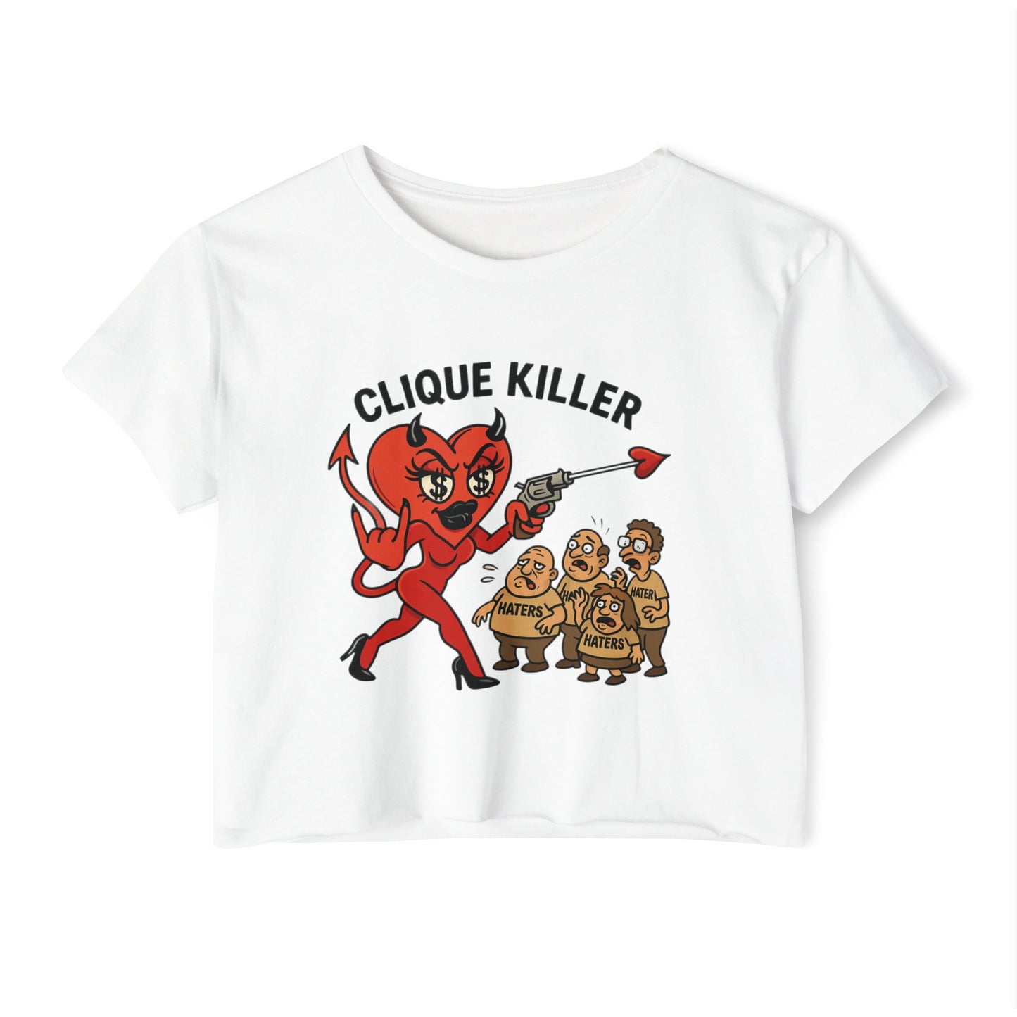 Clique Killer Graphic Crop Top