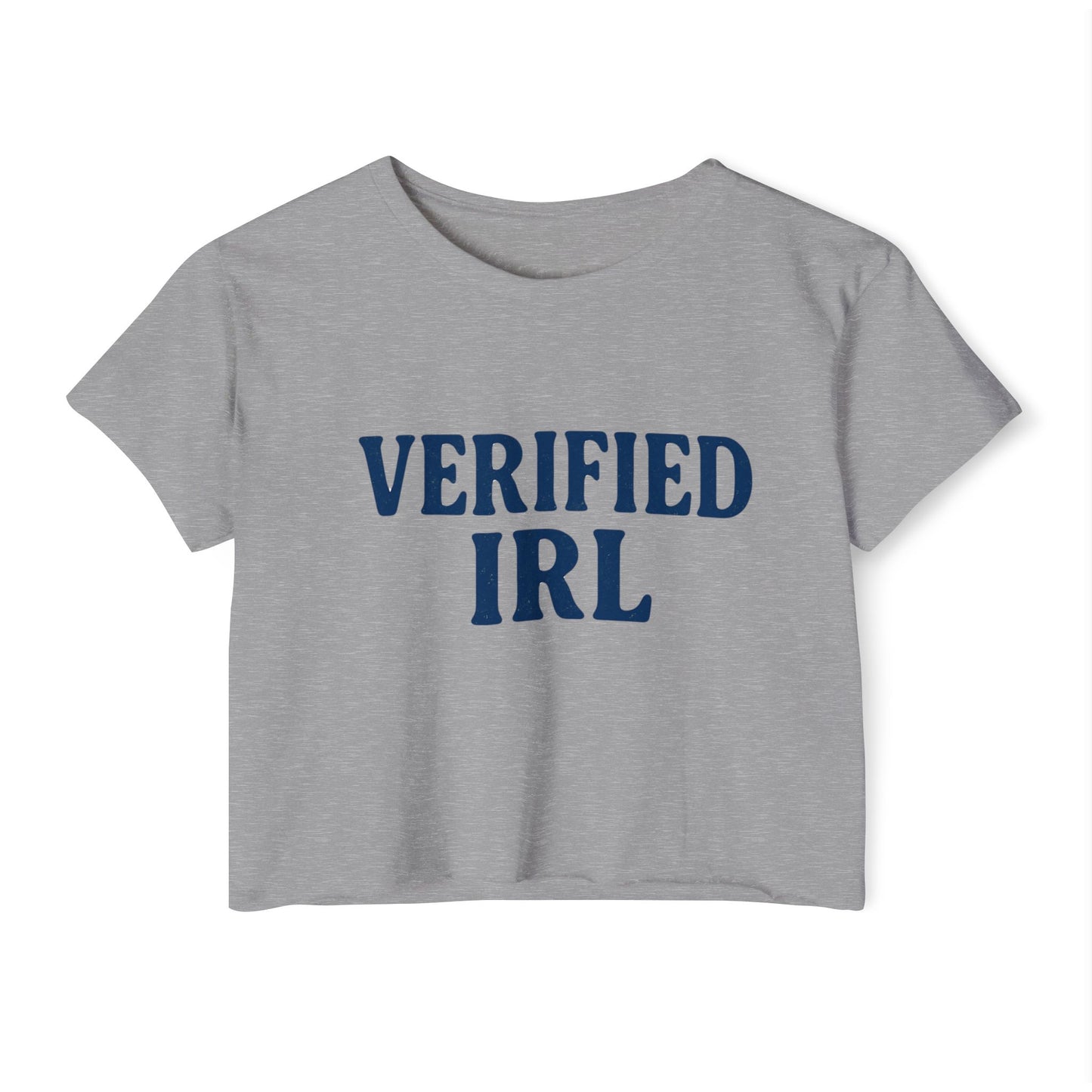 Verified IRL Crop tee