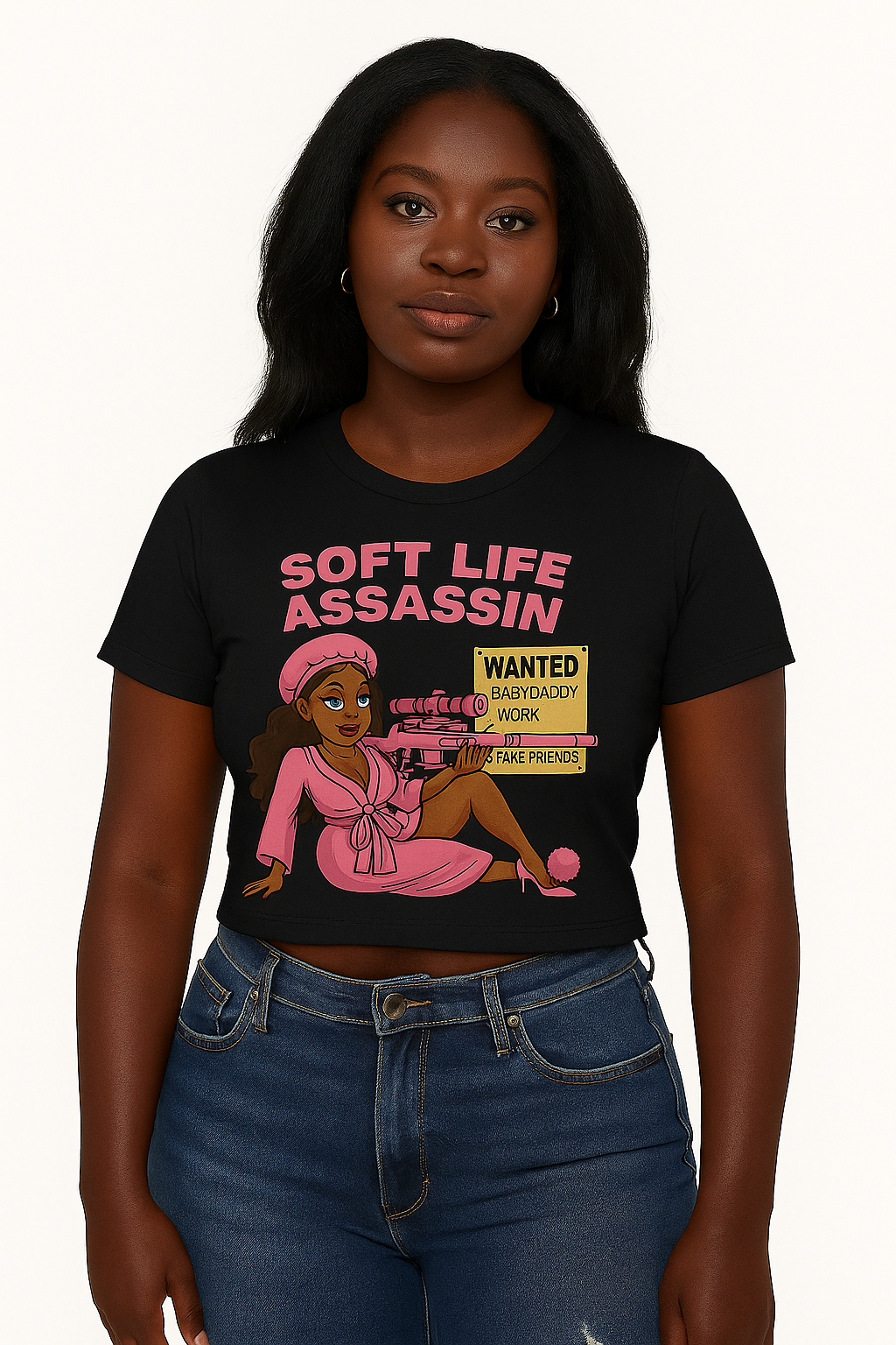 Aim High, Stay Unbothered Graphic Tee