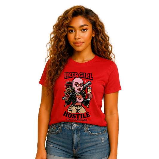 Hot Girl Hostile Graphic Tee
