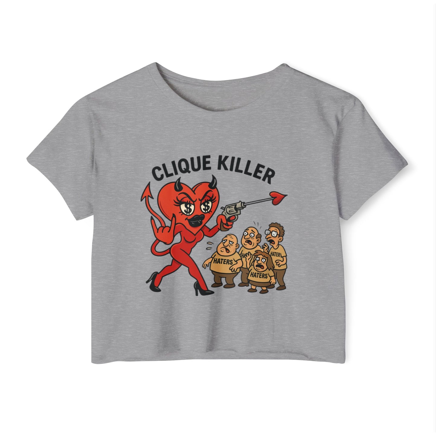 Clique Killer Graphic Crop Top