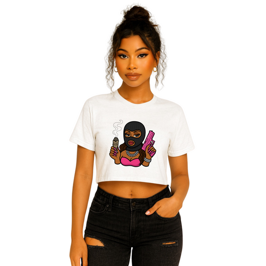 Pretty in Pink and Petty Crop Top