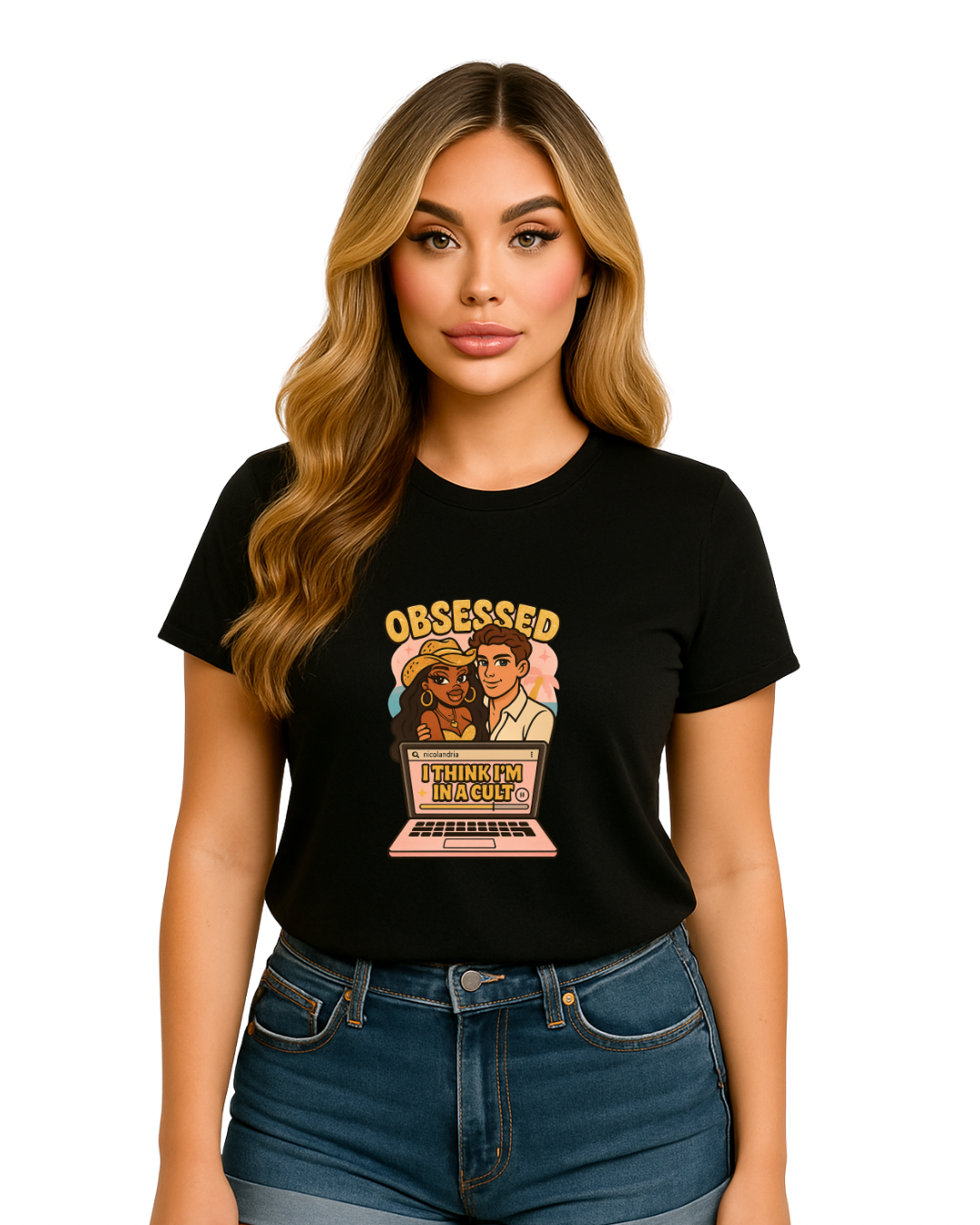 Nicolandria Obsessed much? Graphic Tee